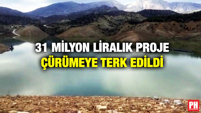 31 Milyon Liralık Proje Çürümeye Terk Edildi