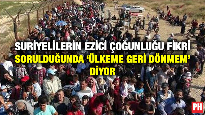 Suriyelilerin Ezici Çoğunluğu Fikri Sorulduğunda ‘Ülkeme Geri Dönmem’ Diyor