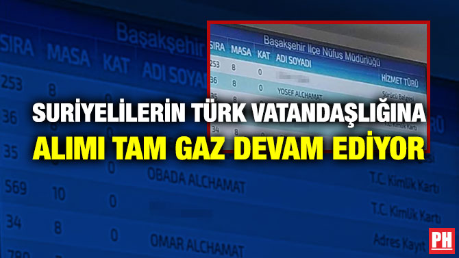 Suriyelilerin Türk Vatandaşlığına Alımı Tam Gaz Devam Ediyor