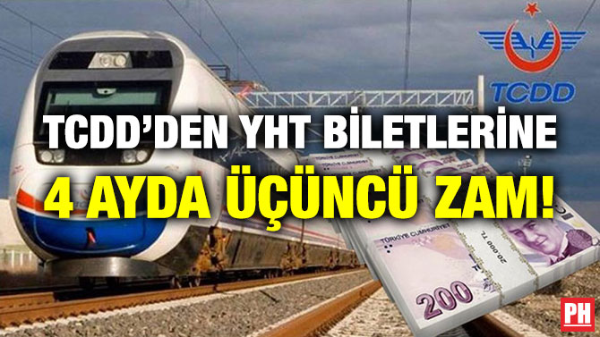 TCDD’den YHT Biletlerine 4 Ayda Üçüncü Zam!