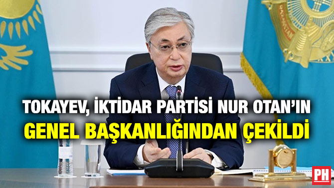 Tokayev, İktidar Partisi Nur Otan’ın Genel Başkanlığından Çekildi