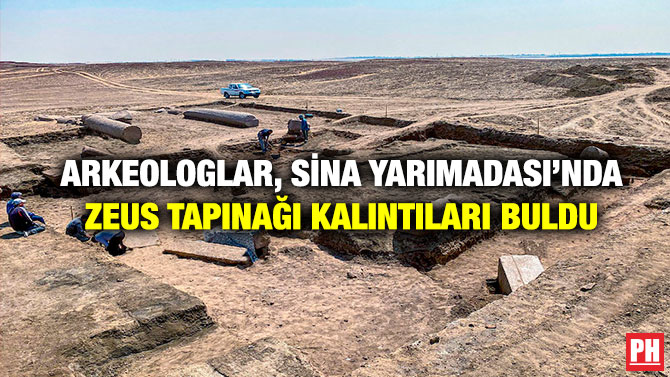Arkeologlar, Sina Yarımadası’nda Zeus Tapınağı Kalıntıları Buldu