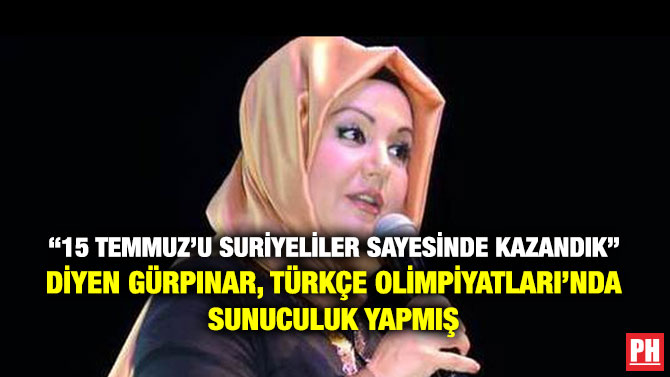 “15 Temmuz’u Suriyeliler Sayesinde Kazandık” Diyen Gürpınar, Türkçe Olimpiyatları’nda Sunuculuk Yapmış