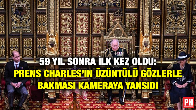 59 Yıl Sonra İlk Kez Oldu: Prens Charles’ın Üzüntülü Gözlerle Bakması Kameraya Yansıdı