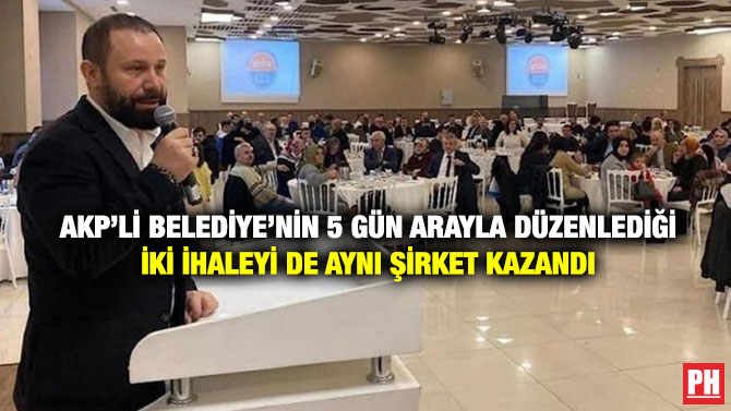 AKP’li Belediye’nin 5 Gün Arayla Düzenlediği İki İhaleyi de Aynı Şirket Kazandı