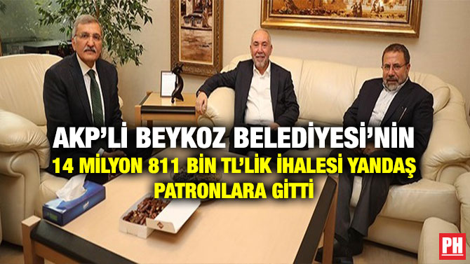 AKP’li Beykoz Belediyesi’nin 14 Milyon 811 Bin TL’lik İhalesi Yandaş Patronlara Gitti