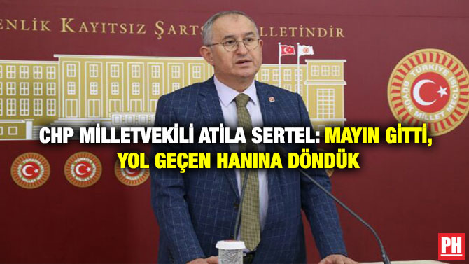 CHP Milletvekili Atila Sertel: Mayın Gitti, Yol Geçen Hanına Döndük