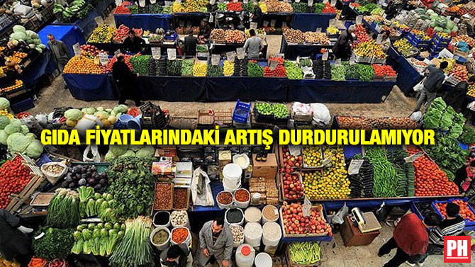 Gıda Fiyatlarındaki Artış Durdurulamıyor