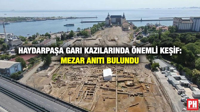Haydarpaşa Garı Kazılarında Önemli Keşif: Mezar Anıtı Bulundu
