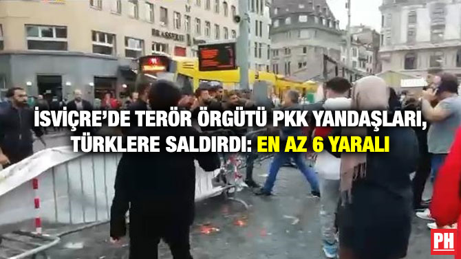 İsviçre’de Terör Örgütü PKK Yandaşları, Türklere Saldırdı: En Az 6 Yaralı
