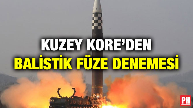 Kuzey Kore’den Balistik Füze Denemesi