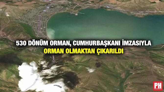 530 Dönüm Orman, Cumhurbaşkanı İmzasıyla Orman Olmaktan Çıkarıldı
