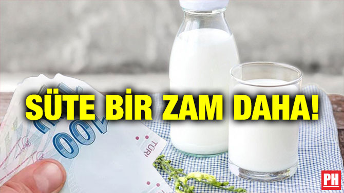 Süte Bir Zam Daha!