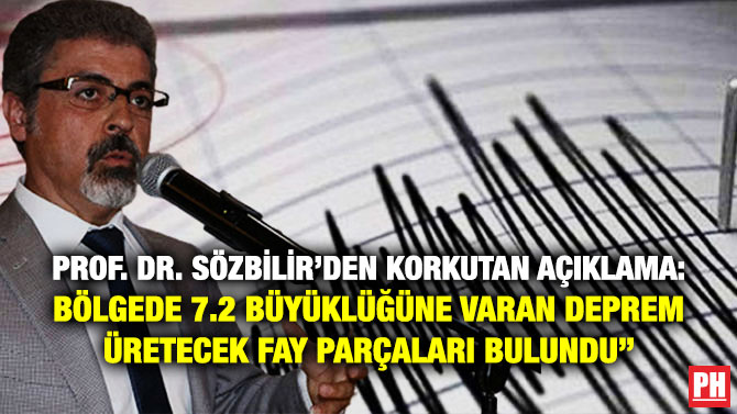 Prof. Dr. Sözbilir’den Korkutan Açıklama: ”Bölgede 7.2 Büyüklüğüne Varan Deprem Üretecek Fay Parçaları Bulundu”