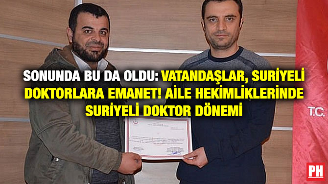 Sonunda Bu da Oldu: Vatandaşlar, Suriyeli Doktorlara Emanet! Aile Hekimliklerinde Suriyeli Doktor Dönemi