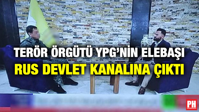 Terör Örgütü YPG’nin Elebaşı, Rus Devlet Kanalına Çıktı
