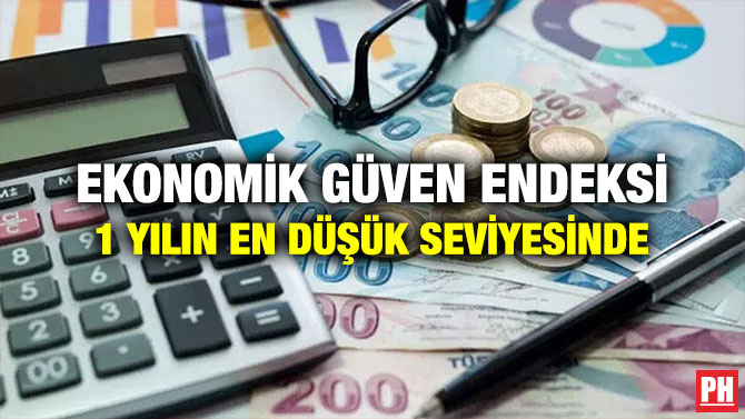 Ekonomik Güven Endeksi 1 Yılın En Düşük Seviyesinde