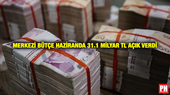 Merkezi Bütçe Haziranda 31.1 Milyar TL Açık Verdi