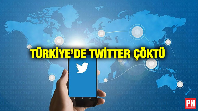 Türkiye’de Twitter Çöktü