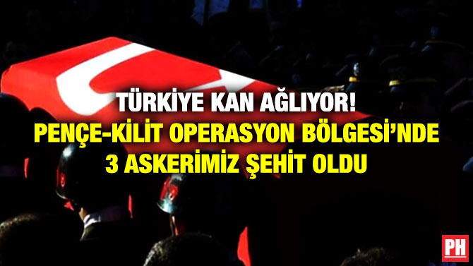 Türkiye Kan Ağlıyor! Pençe-Kilit Operasyon Bölgesi’nde 3 Askerimiz Şehit Oldu