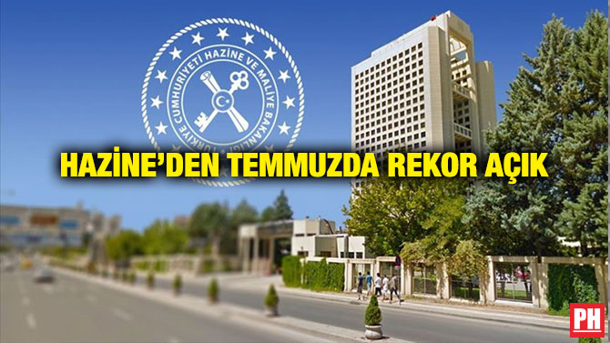 Hazine’den Temmuzda Rekor Açık
