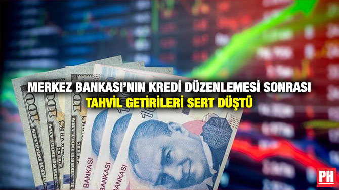 Merkez Bankası’nın Kredi Düzenlemesi Sonrası Tahvil Getirileri Sert Düştü