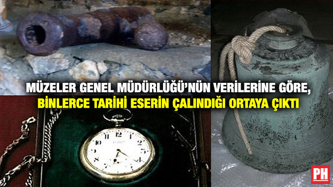 Müzeler Genel Müdürlüğü’nün Verilerine Göre, Binlerce Tarihi Eserin Çalındığı Ortaya Çıktı