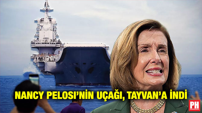 Nancy Pelosi’nin Uçağı, Tayvan’a İndi