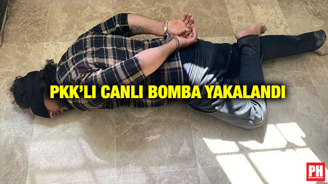 PKK’lı Canlı Bomba Yakalandı