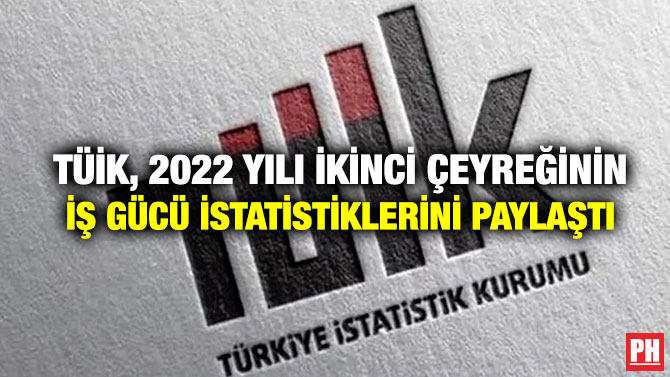 TÜİK, 2022 Yılı İkinci Çeyreğinin İş Gücü İstatistiklerini Paylaştı