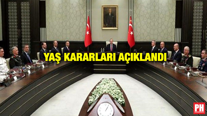 YAŞ Kararları Açıklandı