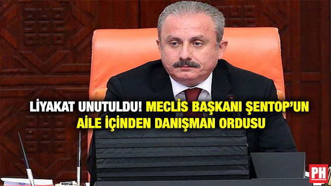 Liyakat Unutuldu! Meclis Başkanı Şentop’un Aile İçinden Danışman Ordusu