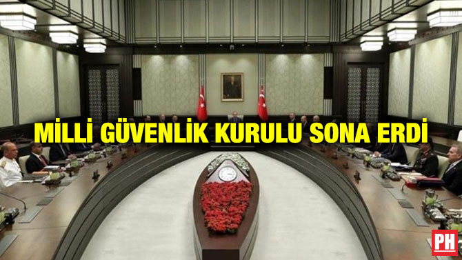 Milli Güvenlik Kurulu Sona Erdi