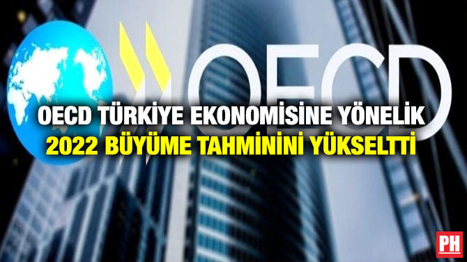 OECD Türkiye Ekonomisine Yönelik 2022 Büyüme Tahminini Yükseltti