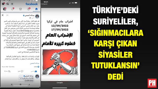 Türkiye’deki Suriyeliler, ”Sığınmacılara Karşı Çıkan Siyasiler Tutuklansın” Dedi
