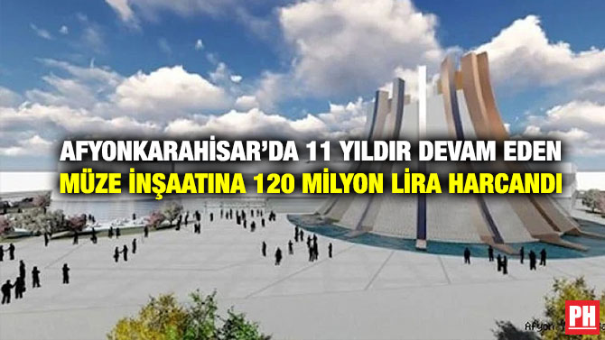 Afyonkarahisar’da 11 Yıldır Devam Eden Müze İnşaatına 120 Milyon Lira Harcandı