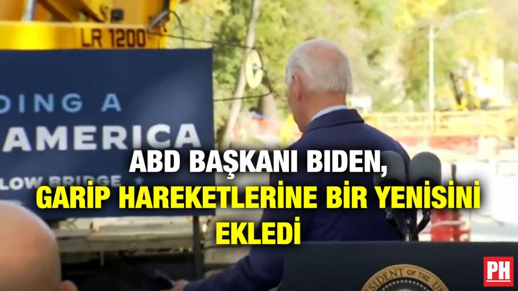 ABD Başkanı Biden, Garip Hareketlerine Bir Yenisini Ekledi