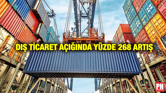 Dış Ticaret Açığında Yüzde 268 Artış