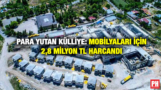 Para Yutan Külliye: Mobilyaları için 2,8 Milyon TL Harcandı