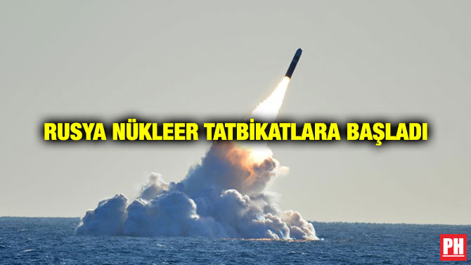 Rusya Nükleer Tatbikatlara Başladı