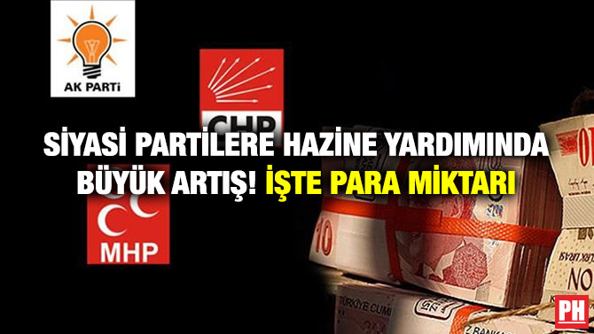 Siyasi Partilere Hazine Yardımında Büyük Artış! İşte Para Miktarı