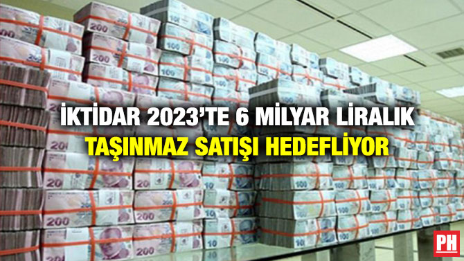 İktidar 2023’te 6 Milyar Liralık Taşınmaz Satışı Hedefliyor