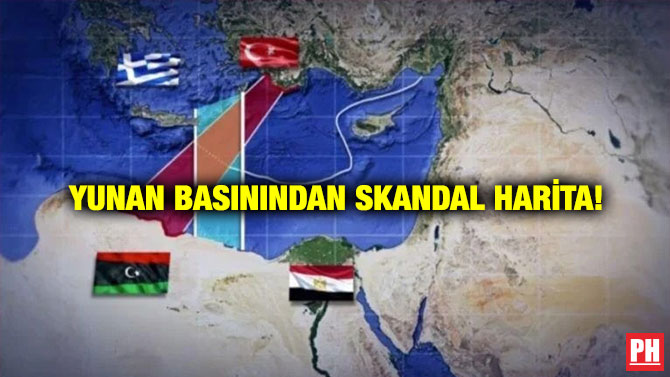 Yunan Basınından Skandal Harita!