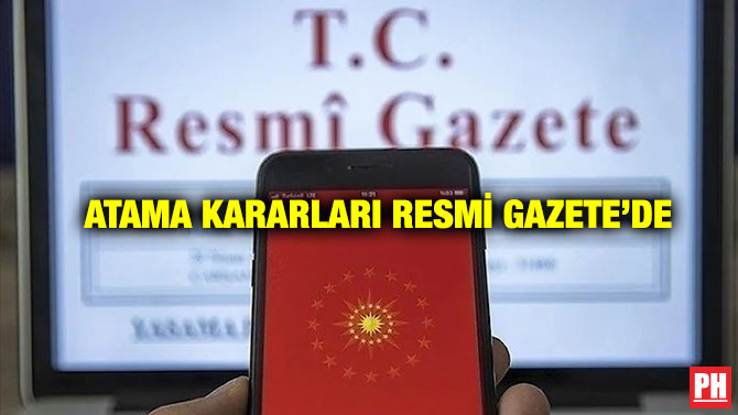 Atama Kararları Resmi Gazete’de