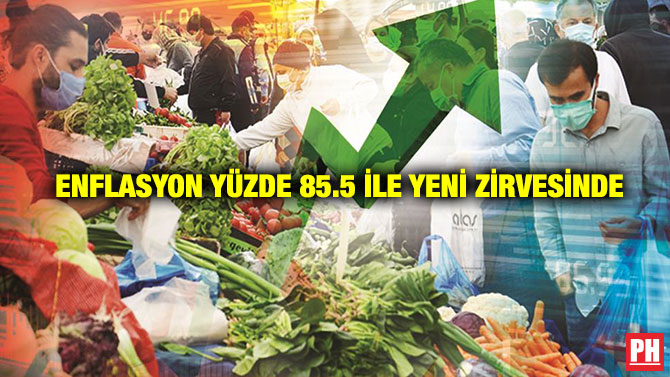 Enflasyon Yüzde 85.5 İle Yeni Zirvesinde