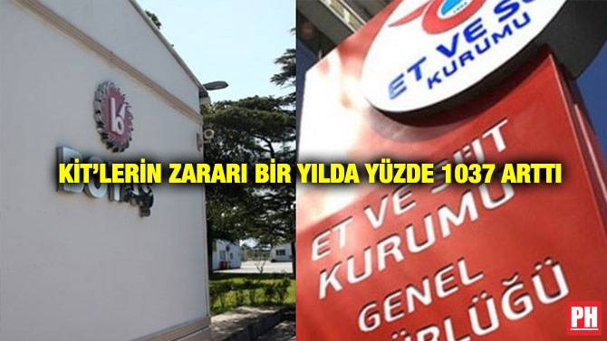 KİT’lerin Zararı Bir Yılda Yüzde 1037 Arttı