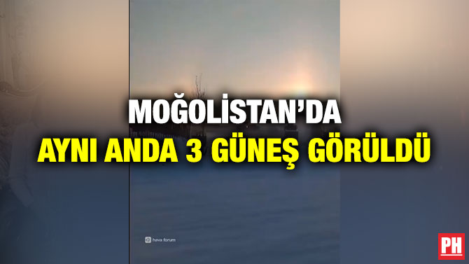 Moğolistan’da Aynı Anda 3 Güneş Görüldü