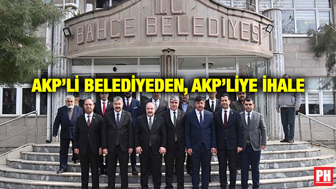 AKP’li Belediyeden, AKP’liye İhale