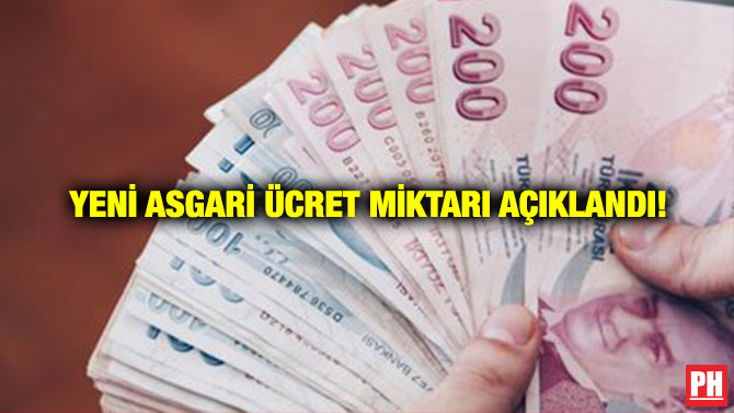 Yeni Asgari Ücret Miktarı Açıklandı!