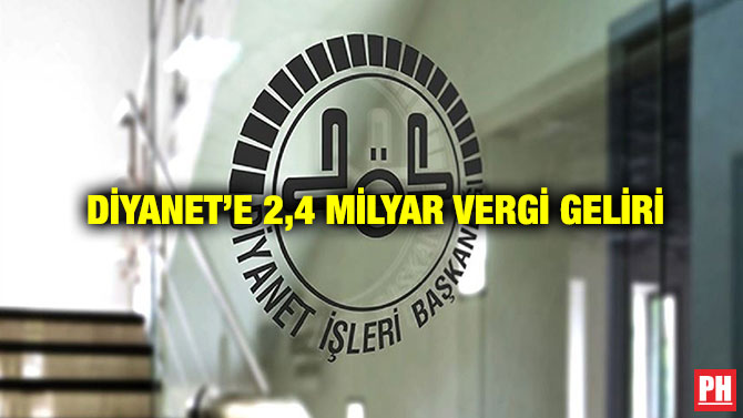 Diyanet’e 2,4 Milyar Vergi Geliri